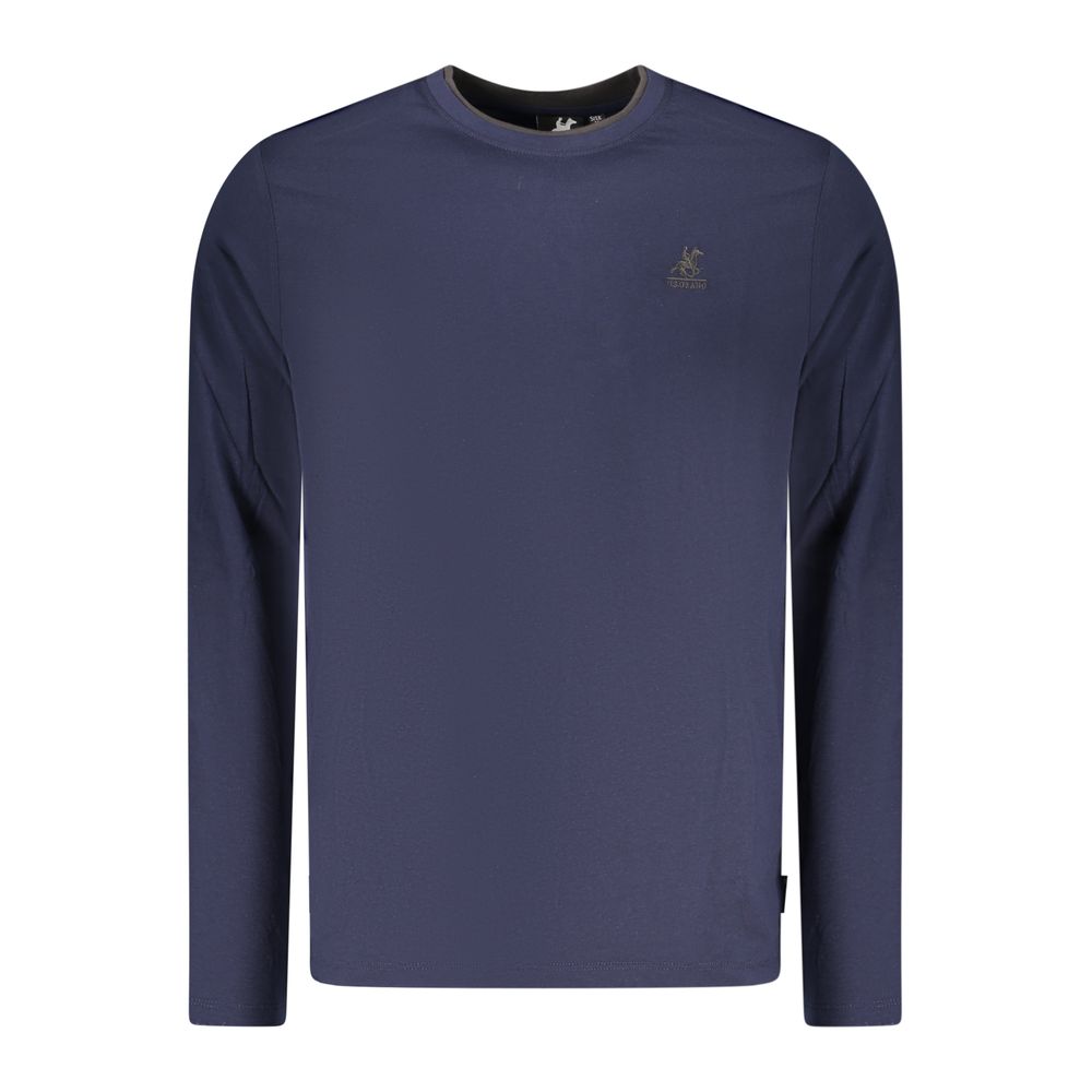 Polo Shirt by U.S. Grand Polo for men in cotton black & signature showcases a sharp silhouette, detailed with a refined crew neckline and sharp for a sophisticated finish.