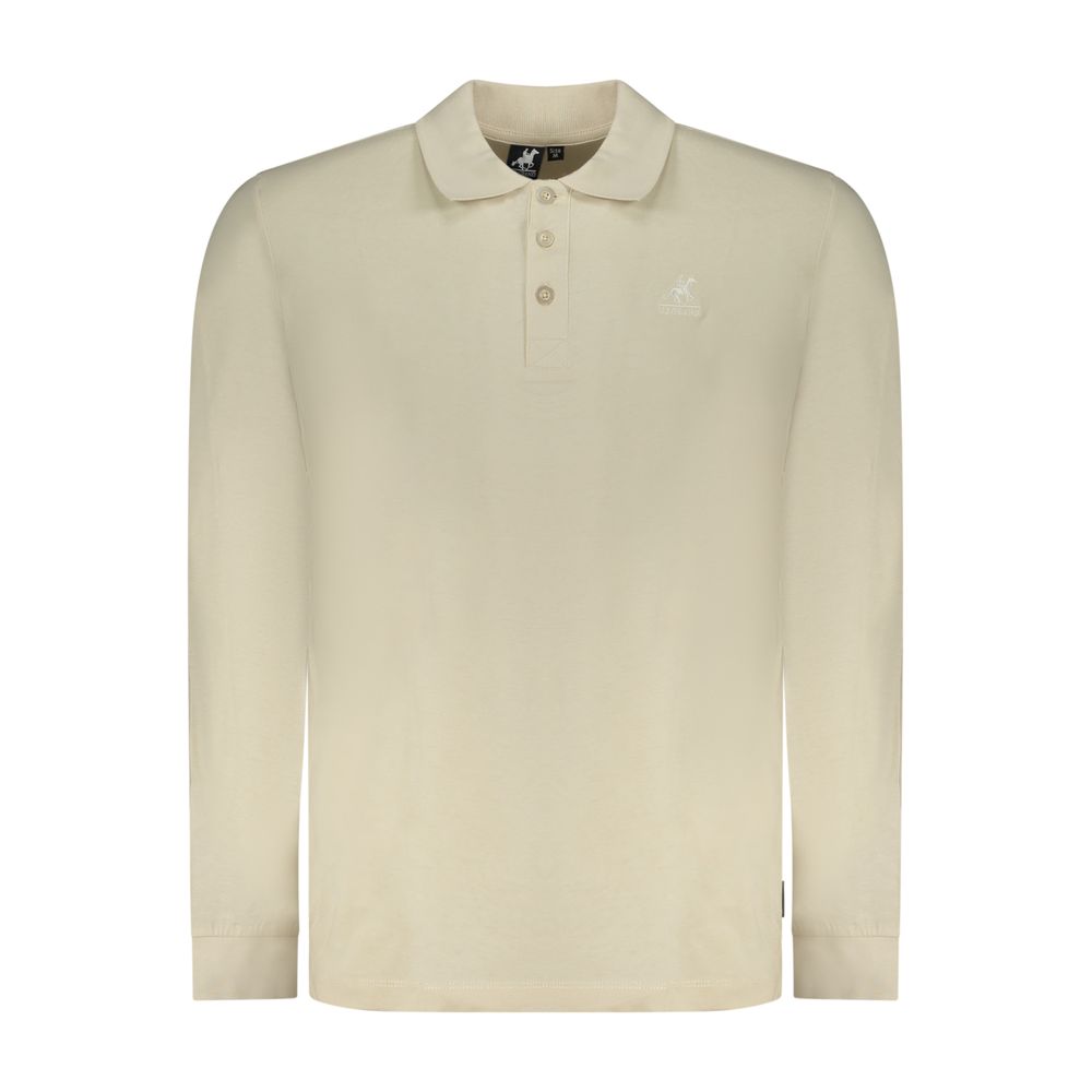 Polo Shirt by U.S. Grand Polo for men in cotton beige showcases a enviable silhouette, featuring a refined and for a enviable finish.