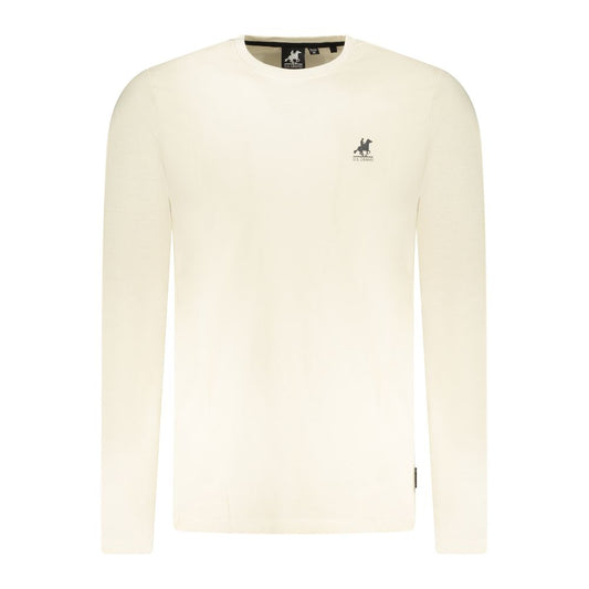 Polo Shirt by U.S. Grand Polo for men in cotton beige & print showcases a sharp silhouette, detailed with a refined and sharp for a sophisticated finish.