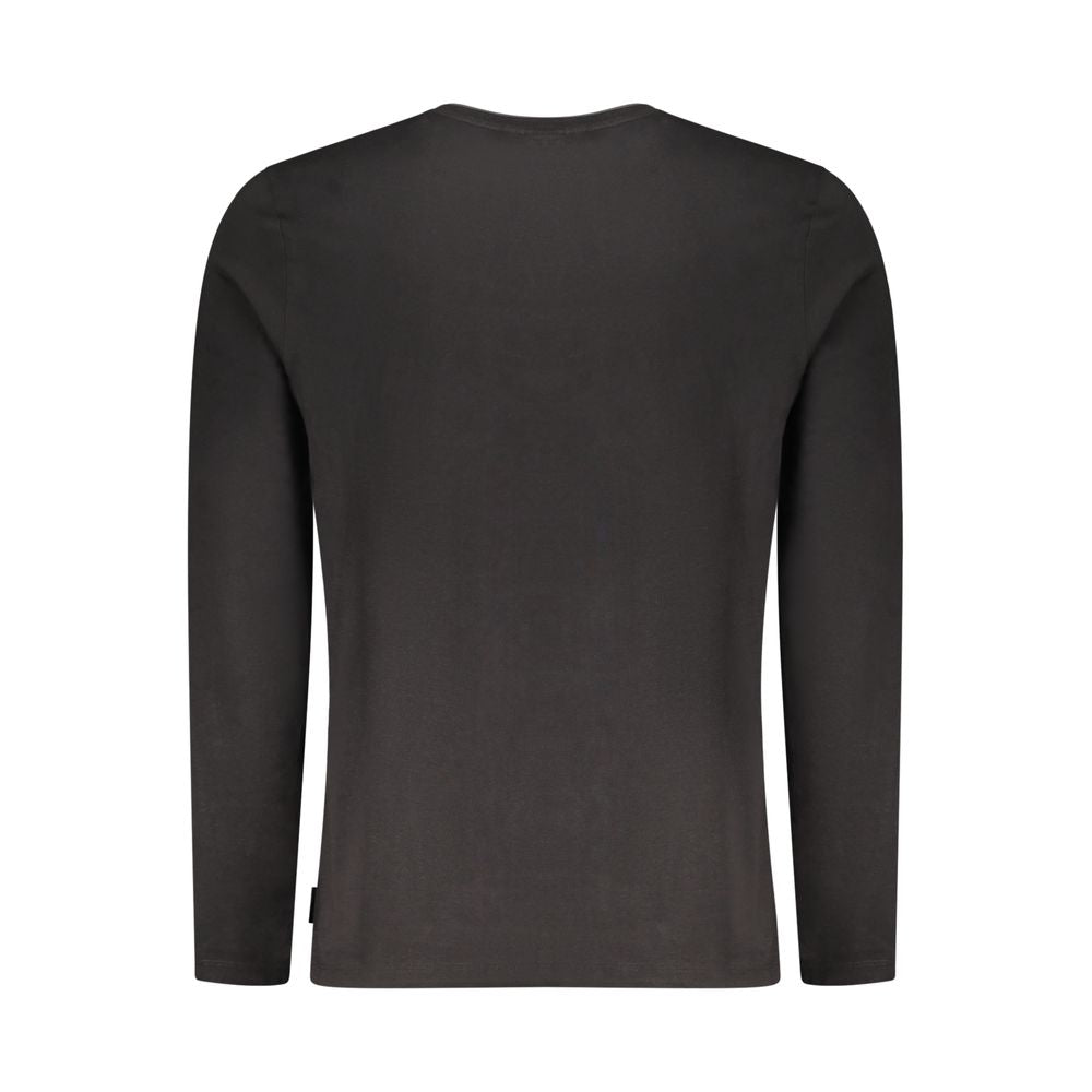T-Shirt by U.S. Grand Polo for men in cotton black showcases a chic silhouette, artfully detailed with a chic and for a chic finish.