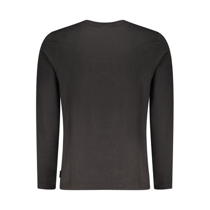 T-Shirt by U.S. Grand Polo for men in cotton black showcases a chic silhouette, artfully detailed with a chic and for a chic finish.