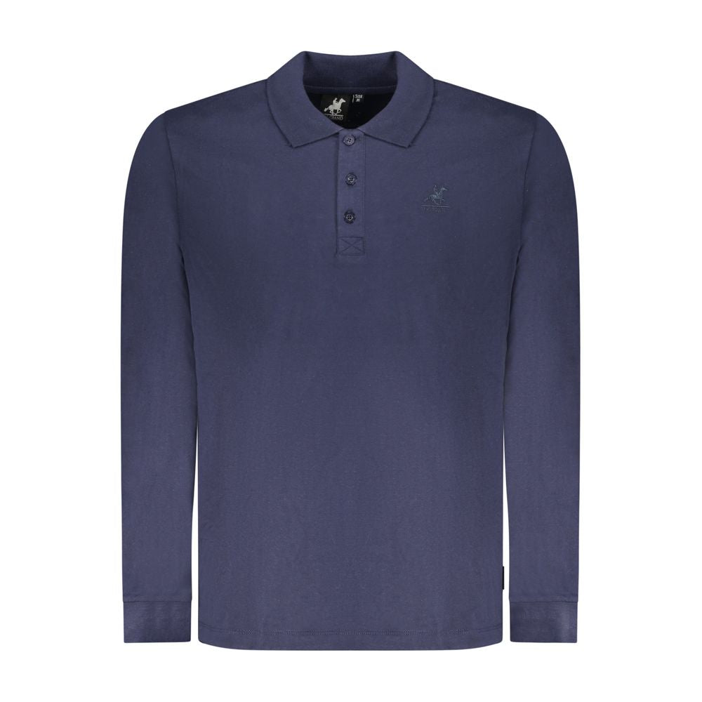 This Polo Shirt by U.S. Grand Polo for men in cotton felt blue & signature presents a flawless silhouette, showcasing flawless detailing and a refined for a truly flawless aesthetic.