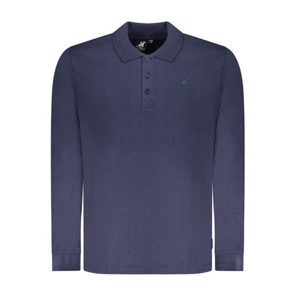 This Polo Shirt by U.S. Grand Polo for men in cotton felt blue & signature presents a flawless silhouette, showcasing flawless detailing and a refined for a truly flawless aesthetic.