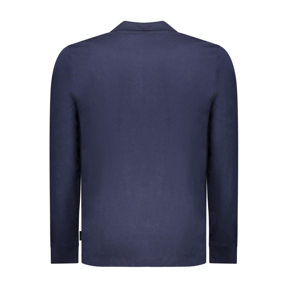Polo Shirt by U.S. Grand Polo for men in cotton felt blue & signature features a eye catching silhouette, showcasing a refined and for a eye catching finish.