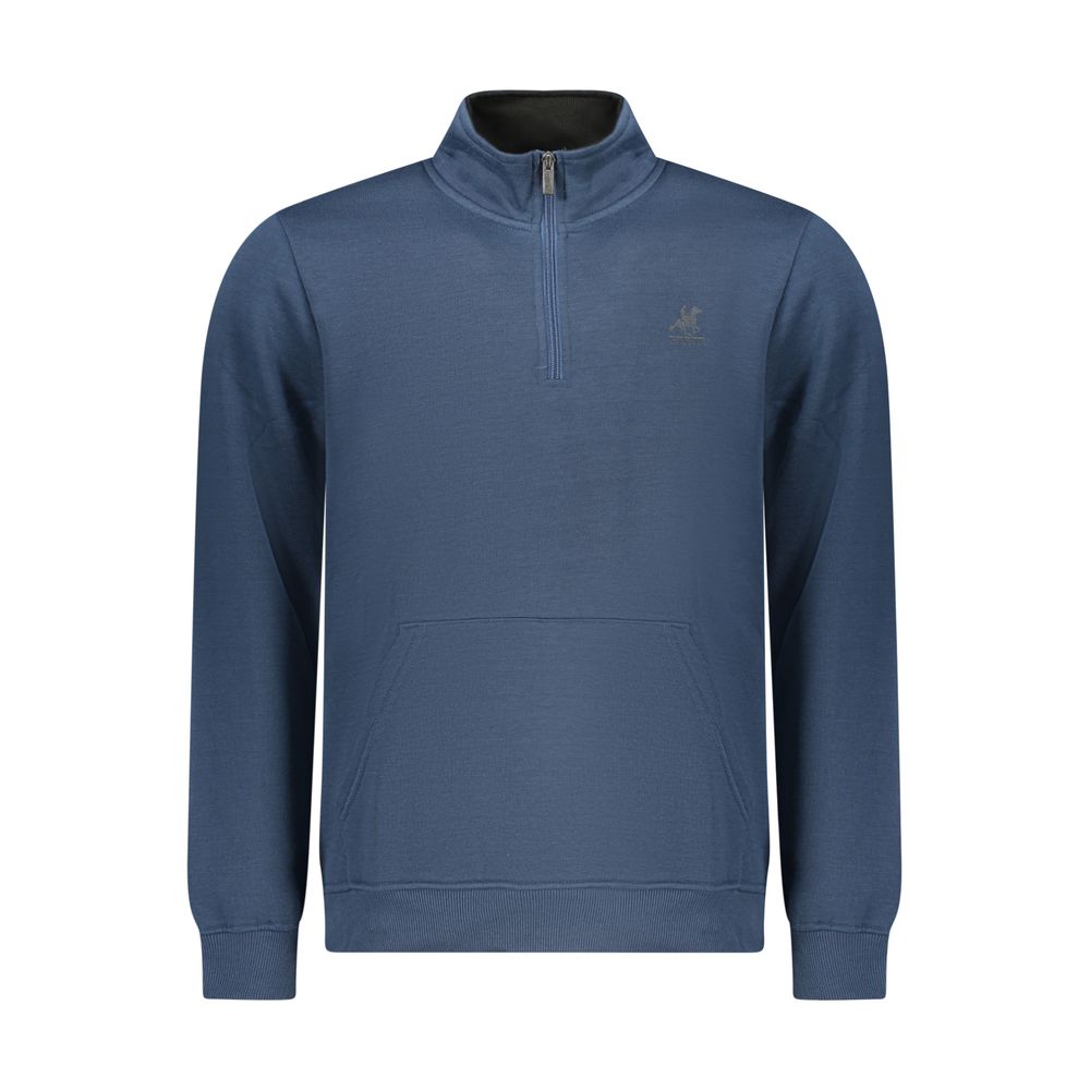 Sweatshirt by U.S. Grand Polo for men in cotton polyester blue, red & print features an exquisite silhouette, showcasing and details for a exquisite look.