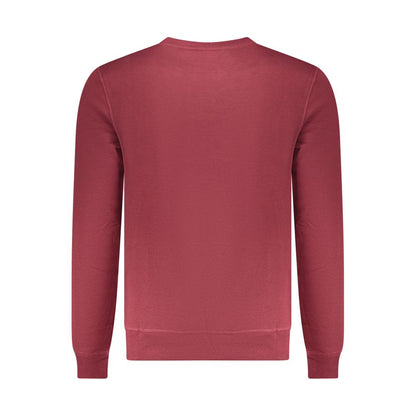 Sweatshirt by U.S. Grand Polo for men in cotton polyester red & print features an exquisite silhouette, showcasing and crew neckline details for a exquisite look.