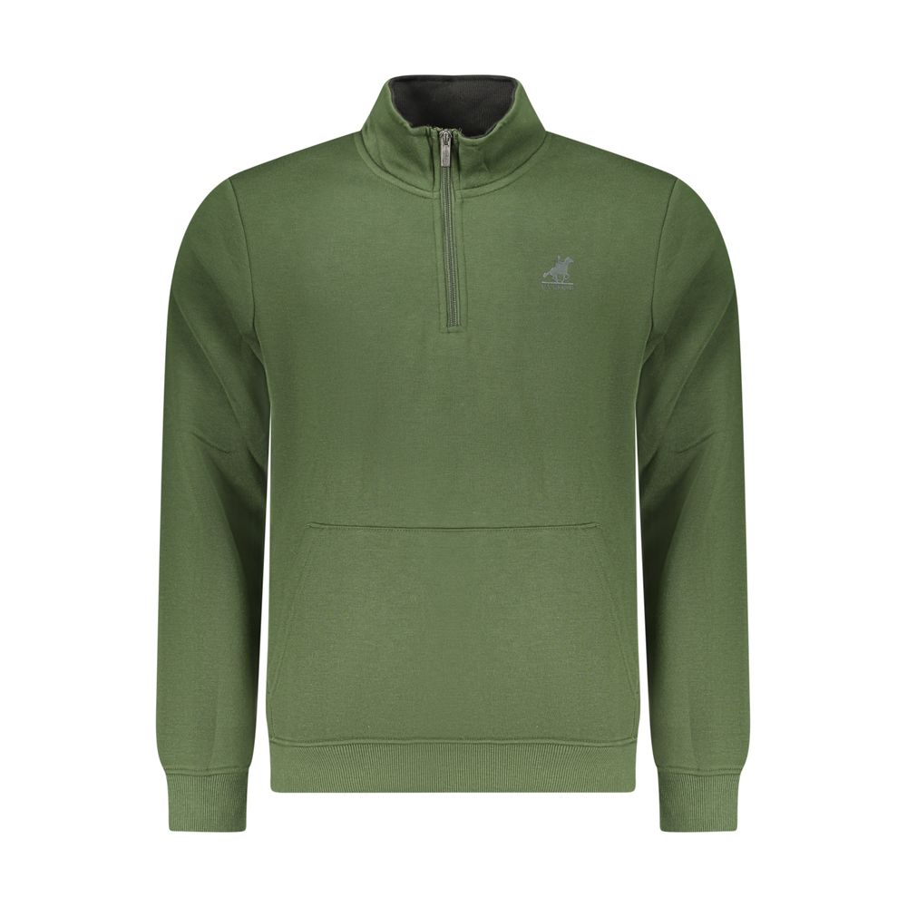 Sweatshirt by U.S. Grand Polo for men in cotton polyester green features an magnificent silhouette, showcasing a sophisticated and detail for a truly magnificent finish.