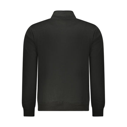 Sweatshirt by U.S. Grand Polo for men in cotton polyester black & print features an provocated silhouette, detailed with a provocated and a refined crew neckline for a sophisticated aesthetic.