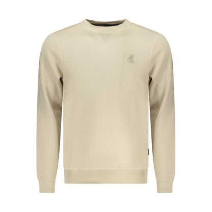 Sweatshirt by U.S. Grand Polo for men in cotton polyester beige & print features an exquisite silhouette, showcasing and crew neckline details for a exquisite look.