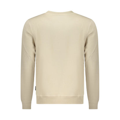Sweatshirt by U.S. Grand Polo for men in cotton polyester beige & print features an provocated silhouette, detailed with a provocated and a refined crew neckline for a sophisticated aesthetic.