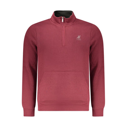 Sweatshirt by U.S. Grand Polo for men in cotton polyester red & print features an provocated silhouette, detailed with a provocated and a refined for a sophisticated aesthetic.