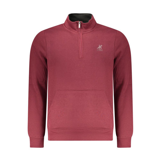 Sweatshirt by U.S. Grand Polo for men in cotton polyester red & print features an provocated silhouette, detailed with a provocated and a refined for a sophisticated aesthetic.