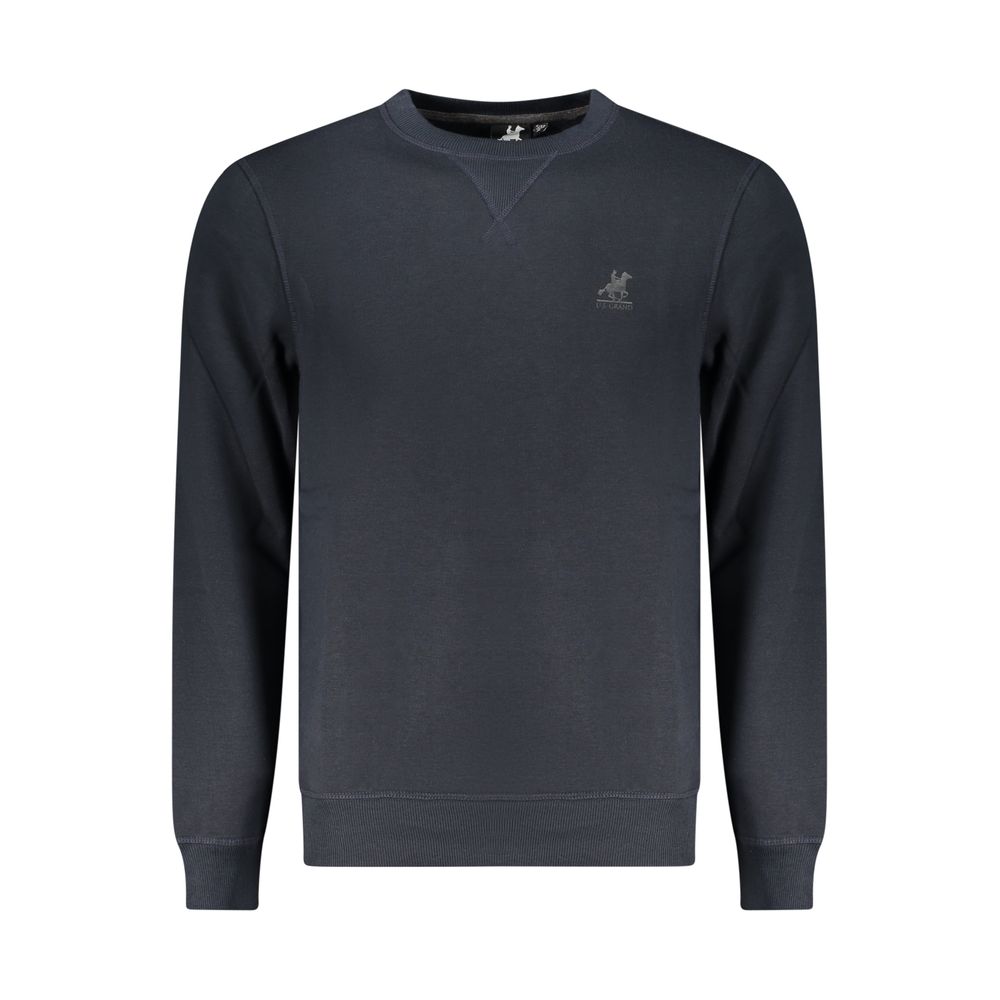 Sweatshirt by U.S. Grand Polo for men in cotton polyester blue, green & print features an exquisite silhouette, showcasing long-sleeve and crew neckline details for a exquisite look.