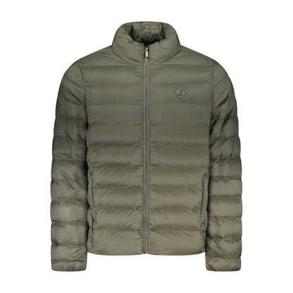 Windbreaker Jacket by U.S. Grand Polo for men in polyester green features an magnificent silhouette, showcasing the sophisticated and functional lightweight, pockets & windproof for a premium, magnificent look.