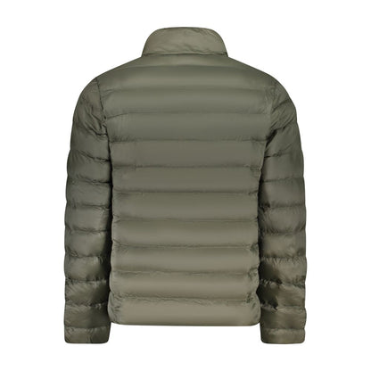 Windbreaker Jacket by U.S. Grand Polo for men in polyester green showcases a urban chic silhouette, detailed with a urban chic and functional lightweight, pockets & windproof for a polished finish.