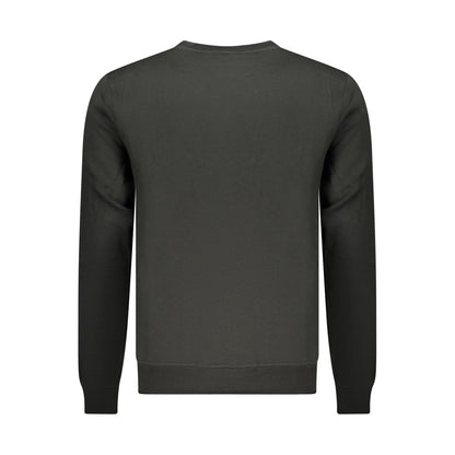 Sweatshirt by U.S. Grand Polo for men in cotton polyester black & print presents a smart casual silhouette, featuring a smart casual and for a sophisticated look.