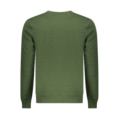 Sweatshirt by U.S. Grand Polo for men in cotton polyester green, signature & print features an magnificent silhouette, showcasing a sophisticated crew neckline and detail for a truly magnificent finish.