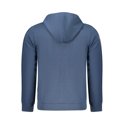 Hooded Sweatshirt Hoodie by U.S. Grand Polo for men in cotton polyester blue & print features a authentic silhouette, showcasing a sophisticated hooded neckline and authentic detail for a refined finish.