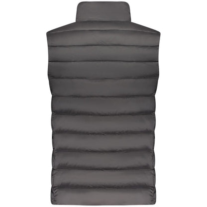 Vest by U.S. Grand Polo for men in polyester black & signature features a chic silhouette, expertly detailed with a refined and premium lightweight & pockets for a truly chic look.