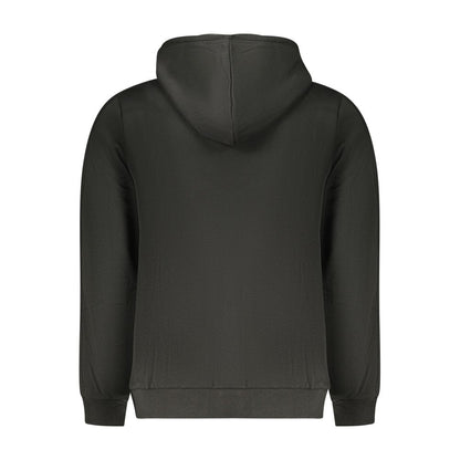 Hooded Sweatshirt Hoodie by U.S. Grand Polo for men in polyester cotton black & print features an luminous silhouette, showcasing a sophisticated hooded neckline and for a truly luminous look.