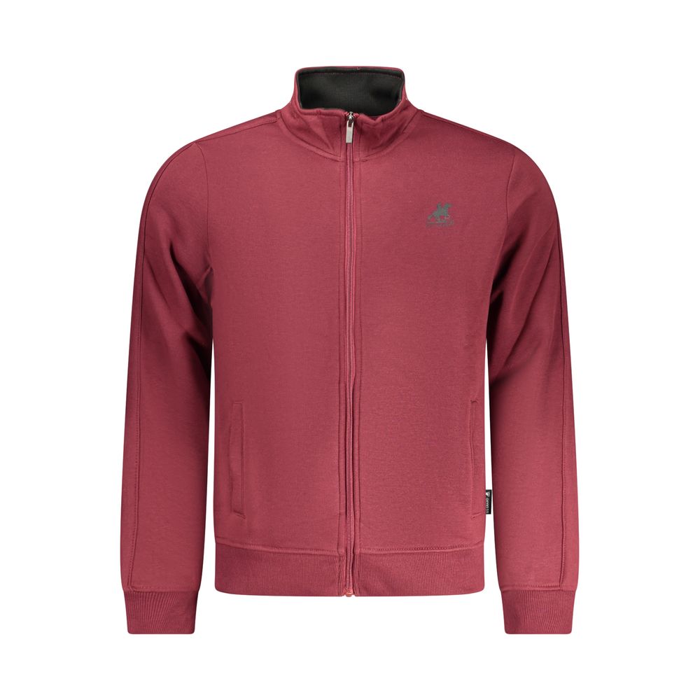 Sweatshirt by U.S. Grand Polo for men in cotton polyester red & signature features an provocated silhouette, detailed with a provocated and a refined for a sophisticated aesthetic.