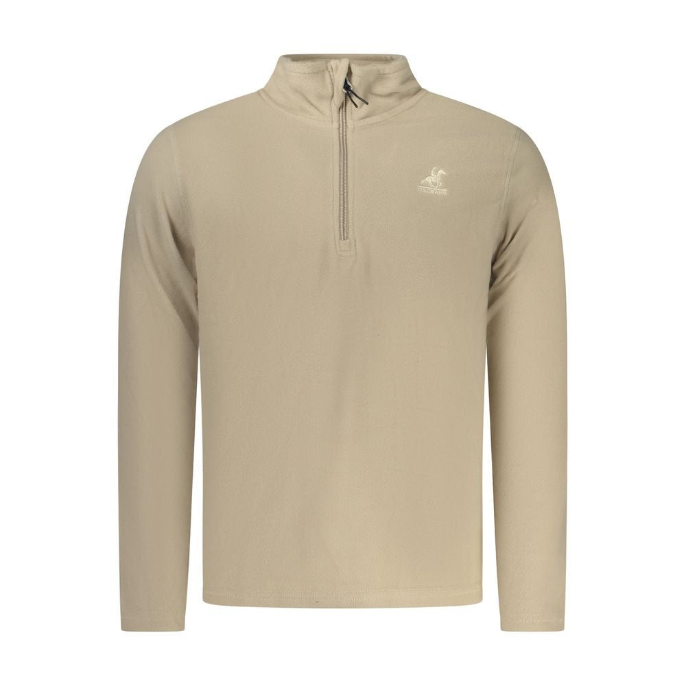 Sweatshirt by U.S. Grand Polo for men in polyester beige features an enviable silhouette, showcasing a premium and refined for a truly enviable finish.