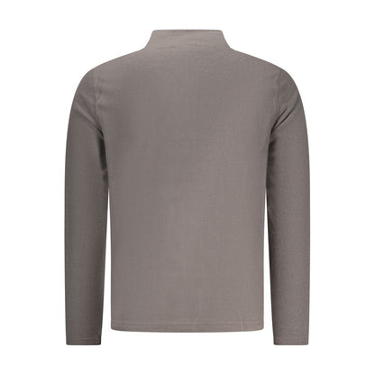 Sweatshirt by U.S. Grand Polo for men in polyester gray features an provocated silhouette, detailed with a provocated and a refined for a sophisticated aesthetic.