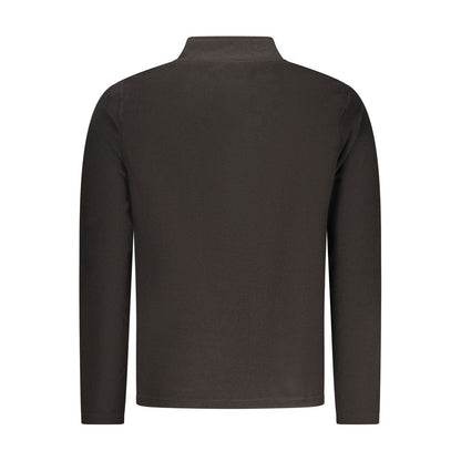 Sweatshirt by U.S. Grand Polo for men in polyester black showcases a slouchy chic silhouette, artfully detailed with a slouchy chic and for a slouchy chic finish.