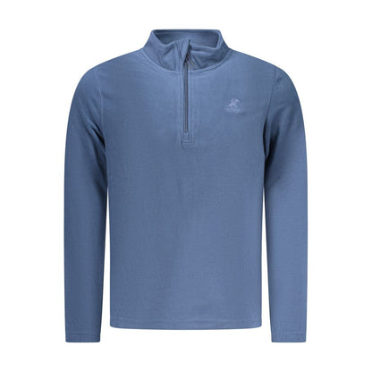 Sweatshirt by U.S. Grand Polo for men in polyester blue & signature presents a smart casual silhouette, featuring a smart casual and for a sophisticated look.