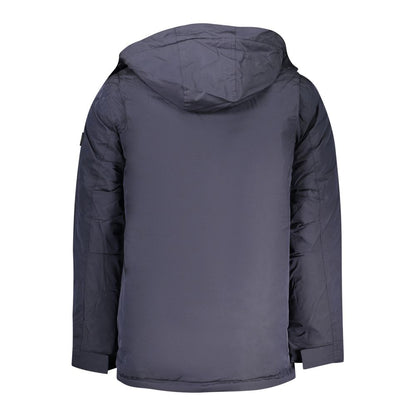 This Hooded Parka by U.S. Grand Polo for men in fur sheep leather & plush polyester blue presents a utilitarian silhouette, meticulously detailed with pockets & hooded and a utilitarian hooded neckline for a sophisticated, weather-ready look.