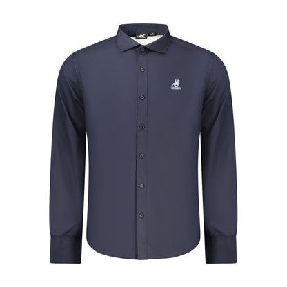 Dress Shirt by U.S. Grand Polo for men in cotton blue, featuring a nuanced and nuanced for a sophisticated finish.