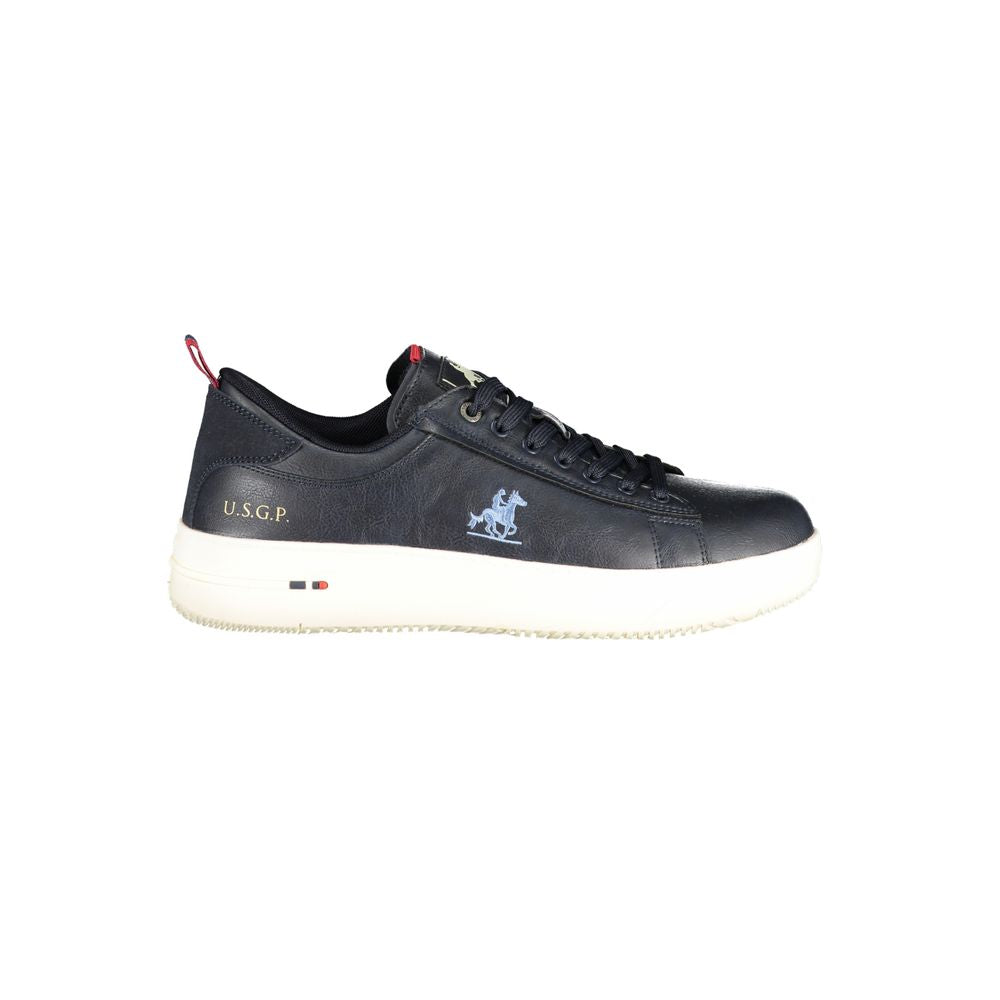 Athletic Sneakers U.S. Grand Polo men polyester & polyurethane blue & print featuring a avant-garde Men's Athletic Polyester & Polyurethane Sneakers design with a avant-garde athletic style for a refined finish.