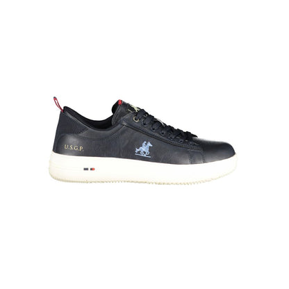 Athletic Sneakers U.S. Grand Polo men polyester & polyurethane blue & print featuring a avant-garde Men's Athletic Polyester & Polyurethane Sneakers design with a avant-garde athletic style for a refined finish.