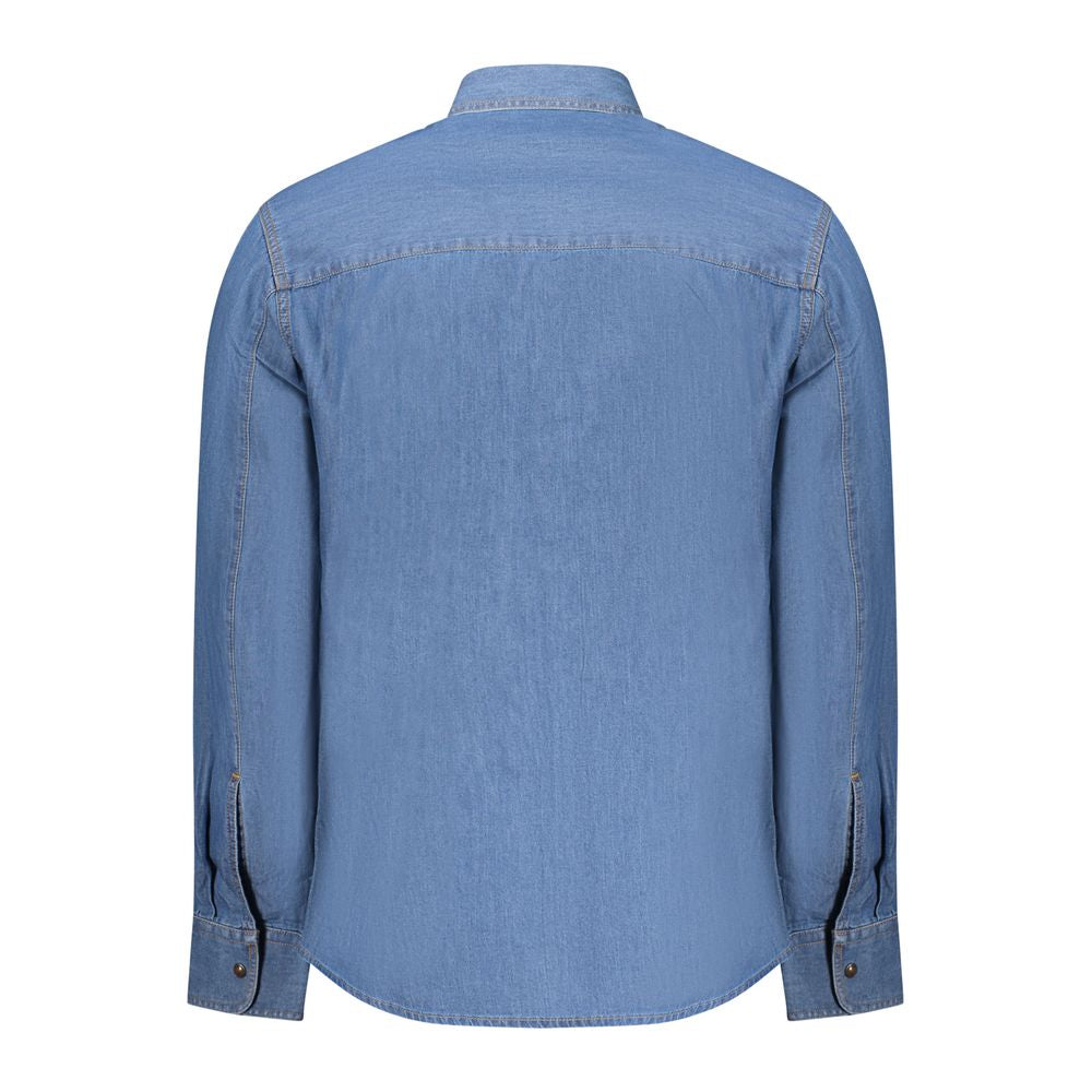 This Polo Shirt by U.S. Grand Polo for men in denim cotton blue presents a flawless silhouette, showcasing flawless detailing and a refined for a truly flawless aesthetic.