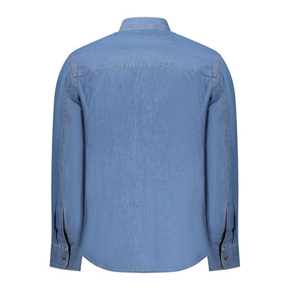 This Polo Shirt by U.S. Grand Polo for men in denim cotton blue presents a flawless silhouette, showcasing flawless detailing and a refined for a truly flawless aesthetic.