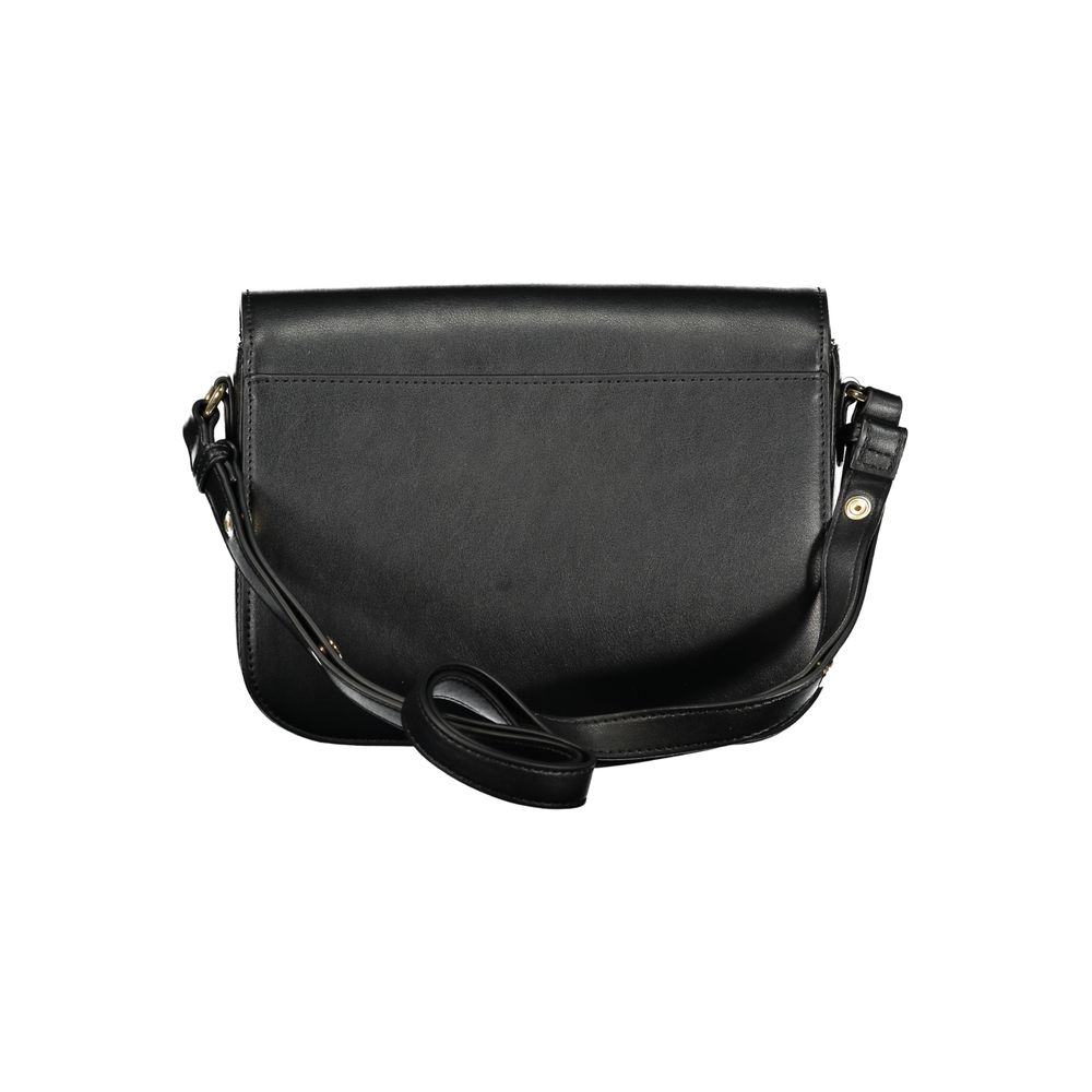 2-in-1 Shoulder & Crossbody Travel Tote Handbag by Gabriella G By Gabriella Gucci for women in polyurethane black presents a ornamental silhouette, showcasing a secure snap, ample internal-pockets, and versatile crossbody-strap, shoulder-strap, adjustable-strap & handle for a ornamental finish.