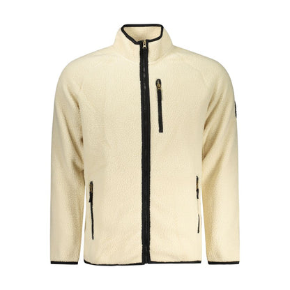 Sweatshirt by U.S. Grand Polo for men in sheep leather & plush polyester white features an exquisite silhouette, showcasing and details for a exquisite look.