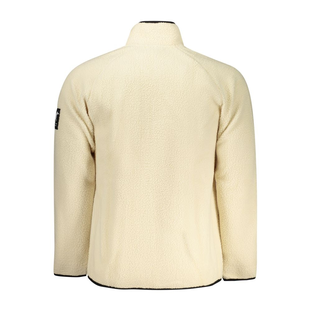 Sweatshirt by U.S. Grand Polo for men in sheep leather & plush polyester white presents a smart casual silhouette, featuring a smart casual and for a sophisticated look.