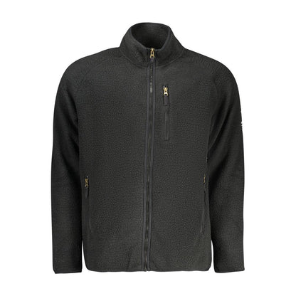 Sweatshirt by U.S. Grand Polo for men in sheep leather & polyester black & signature features an magnificent silhouette, showcasing a sophisticated and detail for a truly magnificent finish.