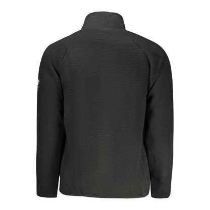 Sweatshirt by U.S. Grand Polo for men in sheep leather & polyester black & signature showcases a slouchy chic silhouette, artfully detailed with a slouchy chic and for a slouchy chic finish.