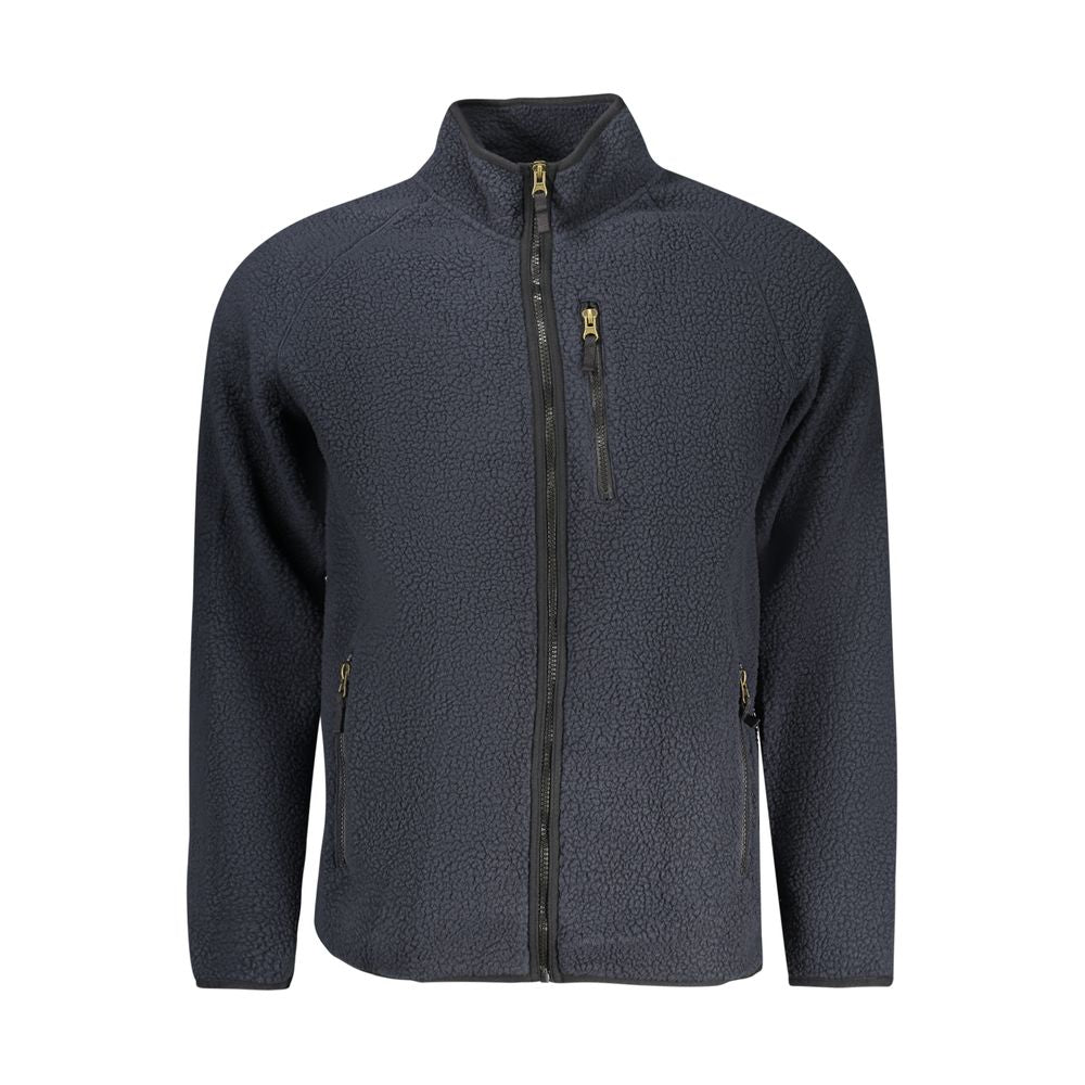Sweatshirt by U.S. Grand Polo for men in sheep leather & plush polyester blue features an magnificent silhouette, showcasing a sophisticated and detail for a truly magnificent finish.