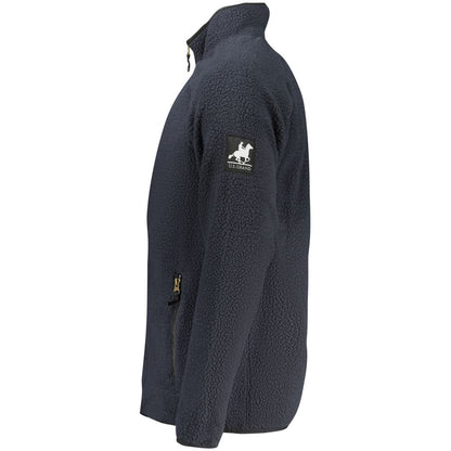 Sweatshirt by U.S. Grand Polo for men in sheep leather & plush polyester blue features an enviable silhouette, showcasing a premium and refined for a truly enviable finish.