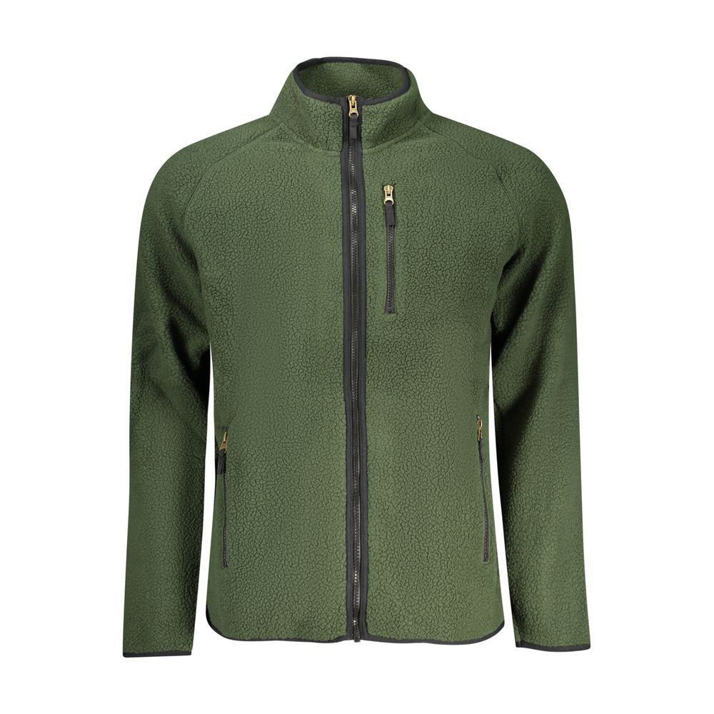Sweatshirt by U.S. Grand Polo for men in sheep leather & plush polyester green features a unrivaled silhouette with a refined and unrivaled detailing for a sophisticated look.