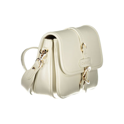 Cafenoir Crisp Polyurethane Handbag - White Signature
