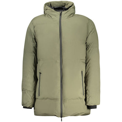 This Parka by U.S. Grand Polo for men in polyester & polyurethane green & brown presents a enveloping silhouette, meticulously detailed with pockets and a enveloping .