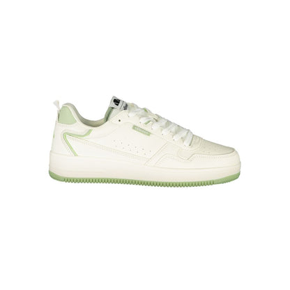 Athletic Sneakers Ellesse women polyester & polyurethane green & white featuring a avant-garde Women's Athletic Polyester & Polyurethane Sneakers design with a avant-garde athletic style for a refined finish.