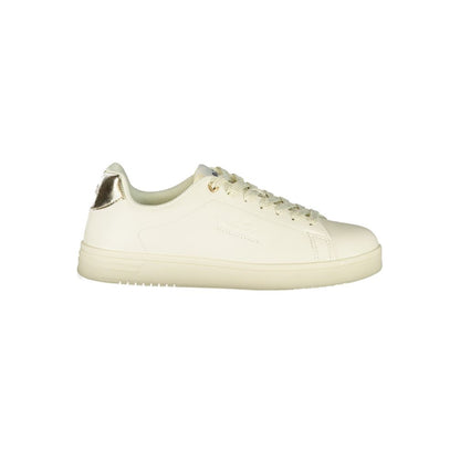 Athletic Sneakers Ellesse women polyester & polyurethane gold & white featuring a avant-garde Women's Athletic Polyester & Polyurethane Sneakers design with a avant-garde athletic style for a refined finish.