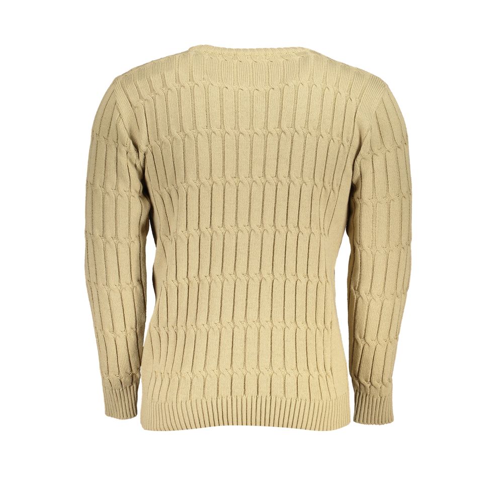 Sweatshirt by U.S. Grand Polo for men in acrylic beige features an magnificent silhouette, showcasing a sophisticated and detail for a truly magnificent finish.
