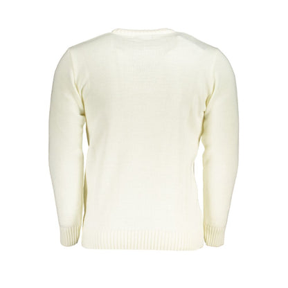 Sweatshirt by U.S. Grand Polo for men in acrylic white features an magnificent silhouette, showcasing a sophisticated and detail for a truly magnificent finish.