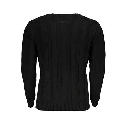 Sweatshirt by U.S. Grand Polo for men in acrylic black features a unrivaled silhouette with a refined and unrivaled detailing for a sophisticated look.